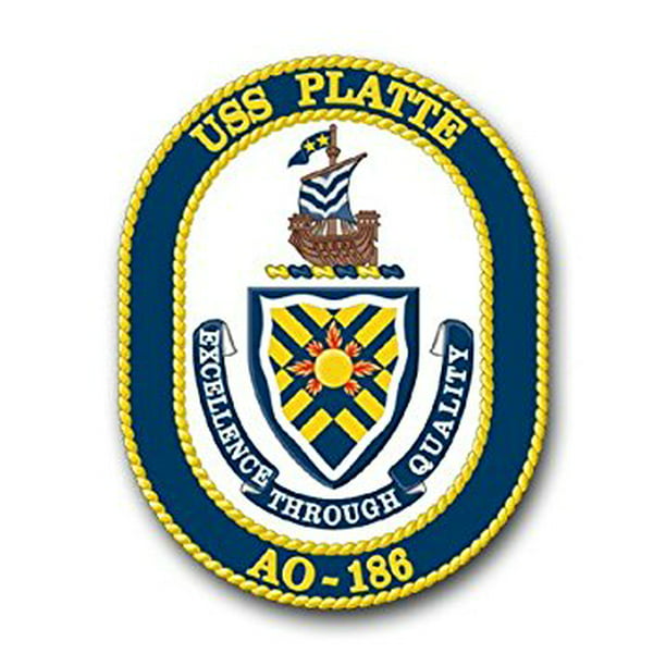 USS PLATTE AO186 Custom Personalized Print of US Navy Gift Idea